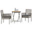 2 - Person Patio Dining Set with Rectangular Table , Cushions Included-1238927966