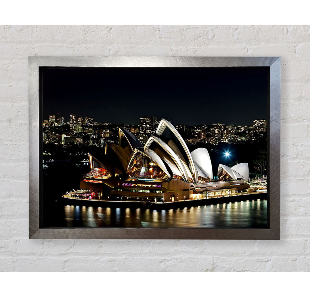 Sydney Opera House Lights - Einzelne Bilderrahmen Kunstdrucke