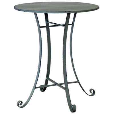 Round Metal Outdoor Bistro Table , 61.5cm cm W 61.5cm cm D