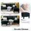 Canapé avec repose-pieds 76,4 po Azura-1028269943