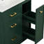 Meuble-lavabo de salle de bain 30 po - au sol, compact pour les petites salles de bain, lavabo en céramique lisse, rangement à double couche pour tiroir, armoire de 30 po, salle de bain idéale pour la salle de bain, lavabo avec système anti-débordement-2044391838