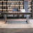 70.87"Gray Rectangular Sintered Stone Writing Desk,3-drawer-346209271