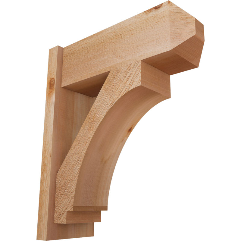 Imperial Craftsman Outlooker, 8" W Western Red Cedar (Rough Sawn), 22" D x 26" H