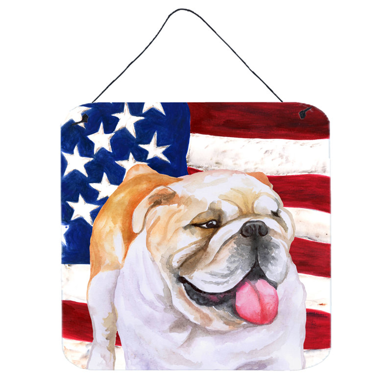 Décoration murale patriotique, Bouledogue anglais