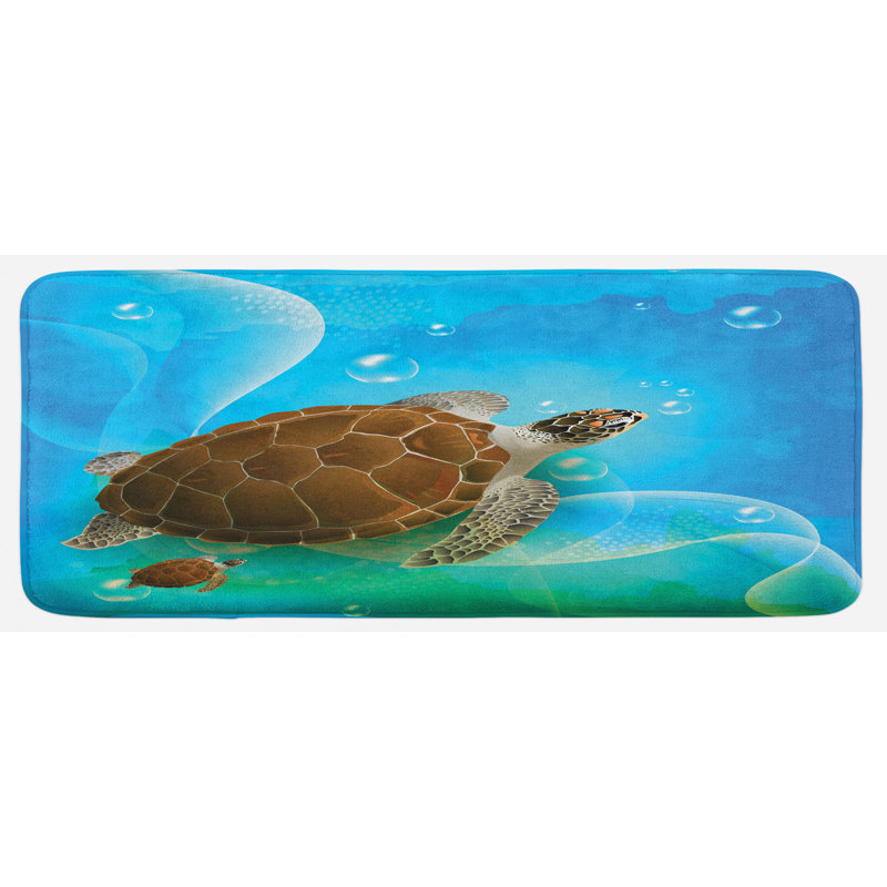 Tapis de cuisine ocean