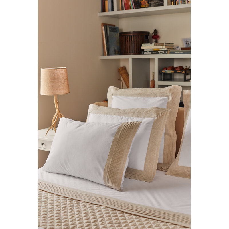 Pleated Linen_Shams, King