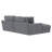  Choni Ultra-Deep Upholstered Cuddler Sectional-1201998605