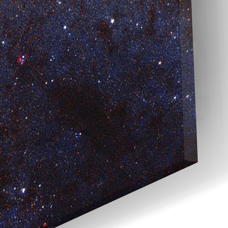 Art mural en verre acrylique Epic Graffiti «Messier 66» Hubble, H 12 po x l 24 po x P 0,12 po