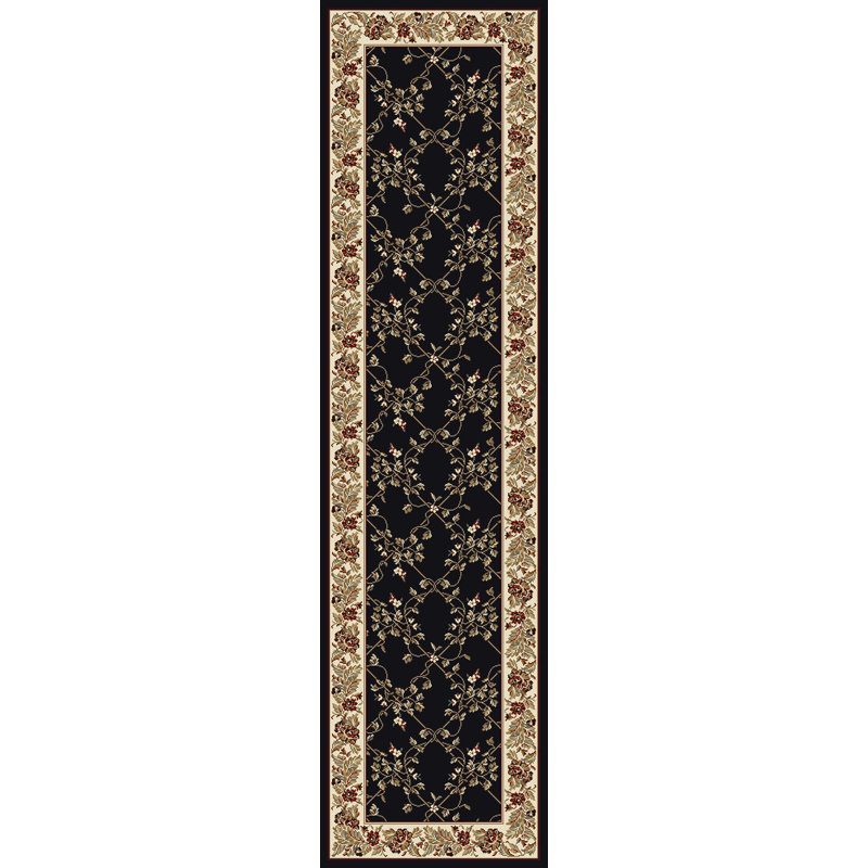 Tapis noir Weisgerber, Tapis de couloir 2 pi 2 po x 8 pi