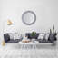 Dan Glass Flat Wall Mirror