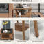 Table basse d'extérieur polyvalente avec verre trempé et espace de rangement