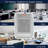 1500W 50 BTU Electric Compact Space Heater with Adjustable Thermostat