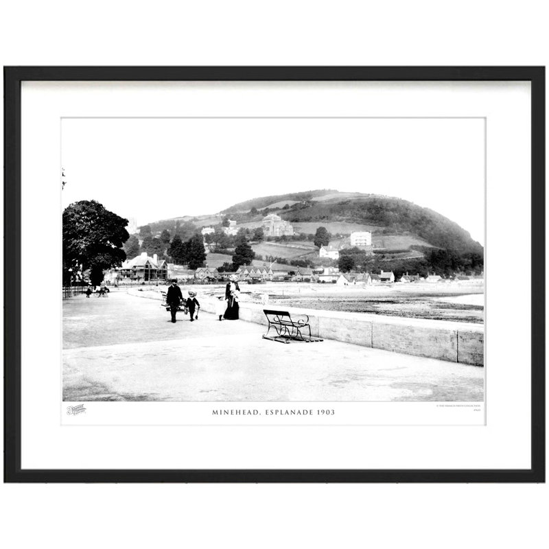 Minehead, Esplanade 1903 - Single Picture Frame Print, 45cm H x 60cm W x 2.3cm D
