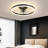 Dusa Ceiling Fan with LED Lights