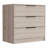 Dresser 27"H, 3 Drawers Dresser, Superior Top, Light Gray-629021103