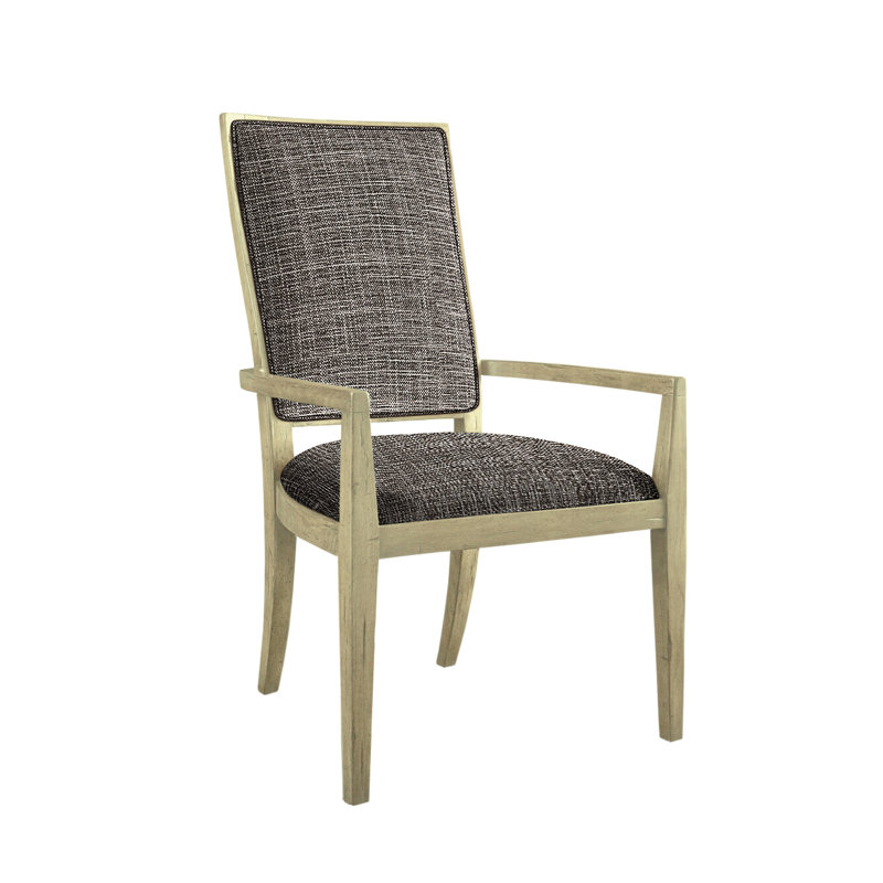 Envelope Upholstered Arm Chair, F1458-Stone, Ash Gray