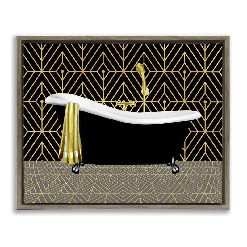 Cadre flottant pour baignoire Deco, Conrad Knutsen, H 25 po x l 31 po, Cadre flottant orme Montalcino