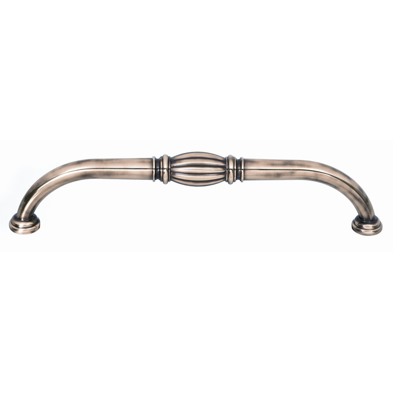 Tuscany Arch Pull, Polished Antique, 8"