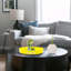 Plateau rond en bois festonné Effa-1285535123