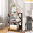 3-Tier Rolling Printer Cart Under Desk Storage with Storage for Home Office