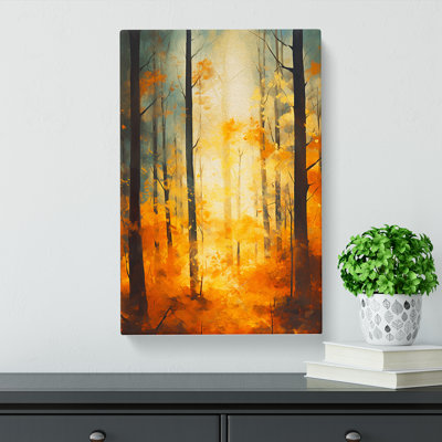 Forest Gestural No.2 - Wrapped Canvas