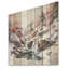 «Waterfall Charm In Winter - Waterfall», art mural sur bois de pin naturel-313221604