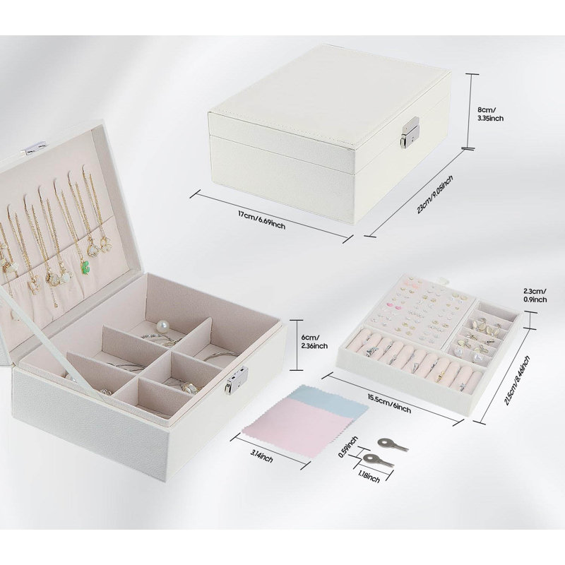 Jewellery Box +, White