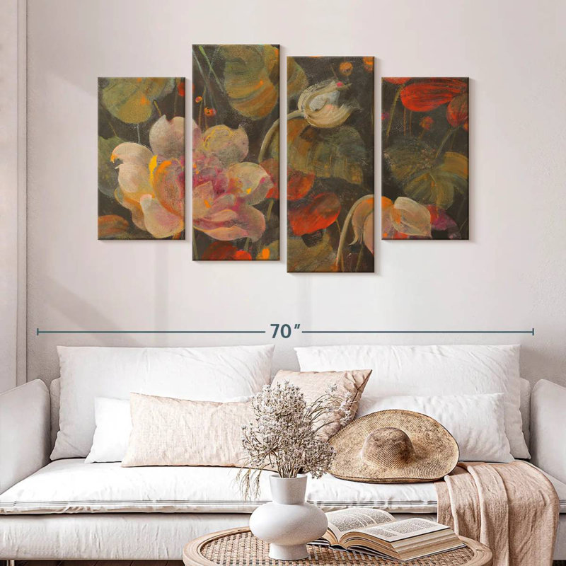 Harnek Night Garden I, 32" H x 52" W
