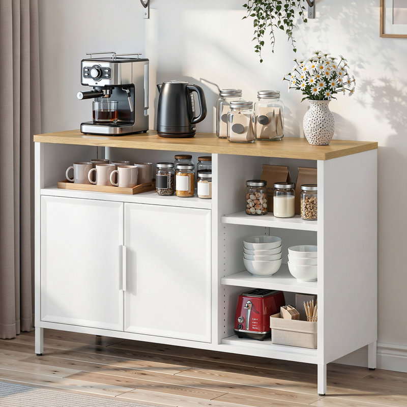 108cm W 3-Tier Sideboard, White