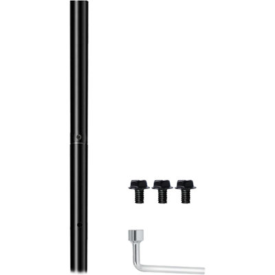 Accessory Outdoor Light Post Black Cast Aluminum 3" x 84" for Exterior House Porch Patio Deck