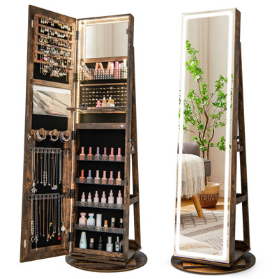 Anthonie Freestanding Jewelry Armoire