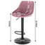 Paynter Swivel Upholstered Adjustable Height Counter Stool with Metal Frame-420153901