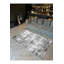 Tapis à rayures tissé gris anthracite moderne lavable à la machine-33679510