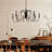 Karthe 9 - Light Steel Dimmable Chandelier-1773410222