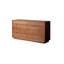 Armoire de rangement simple en noyer noir