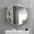 Bhagwanaram Aluminum Framed Round Wall Mirror-1128057860-1128057883