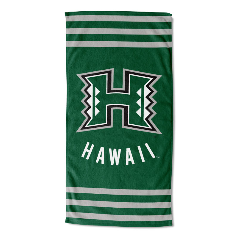 Cotton Blend Lightweight Beach Towel, University of Hawaii, Manoa