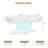 Horacio High Gloss Coffee Table With 16 Colors LED Lights,19.7'' H X 43.3'' W X 21.7'' D-101170112