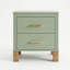 Table de chevet 2 tiroirs Green