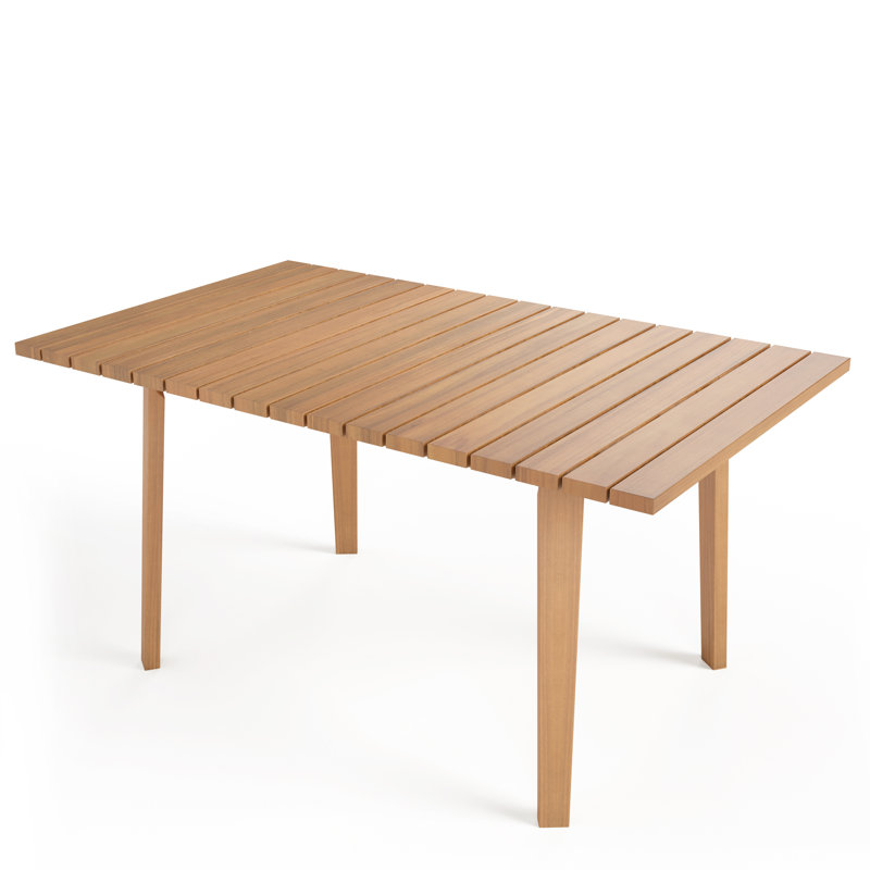 Outdoor Dining Table, 59.1" in. W 35.4" in. D