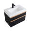 Meuble-lavabo mural de 30 po avec lavabo en acrylique intégré, 2 tiroirs à fermeture en douceur, armoire flottante pré-assemblée et moderne-122277395