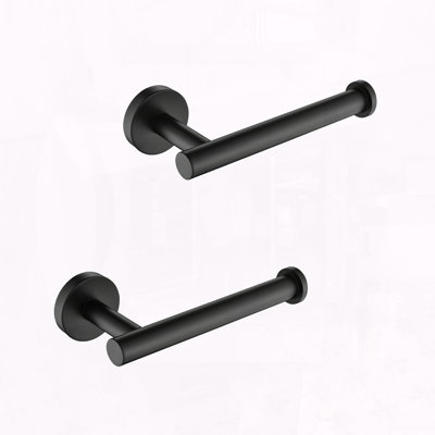 2-Pack Wall-Mounted Paper Towel Holder with Stainless Steel & Hidden Screw Holes