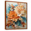 Orange et bleu sarcelle, tourbillon botanique I - art botanique abstrait-1229838081-1229838083-1262129440