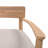 Set Of 1 Outdoor Patio Club Chair, Acacia Wooden With Seat Cushion