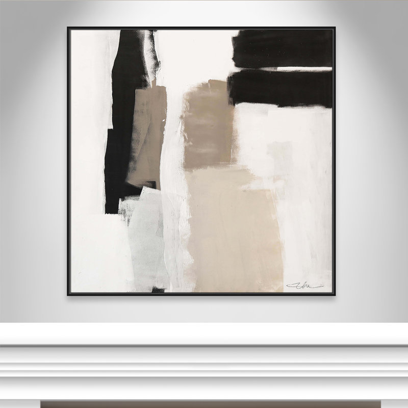 «Earth Scapes II-A» par Casa Fine Arts, Cadre flottant noir, H 46,5 po x l 46,5 po x P 2 po