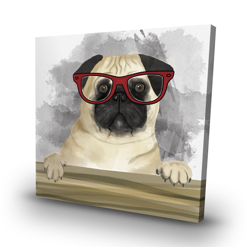 Geek carlin - 32"x32" art on canvas
