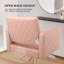 Fauteuil de salon pivotant en simili cuir Kirian