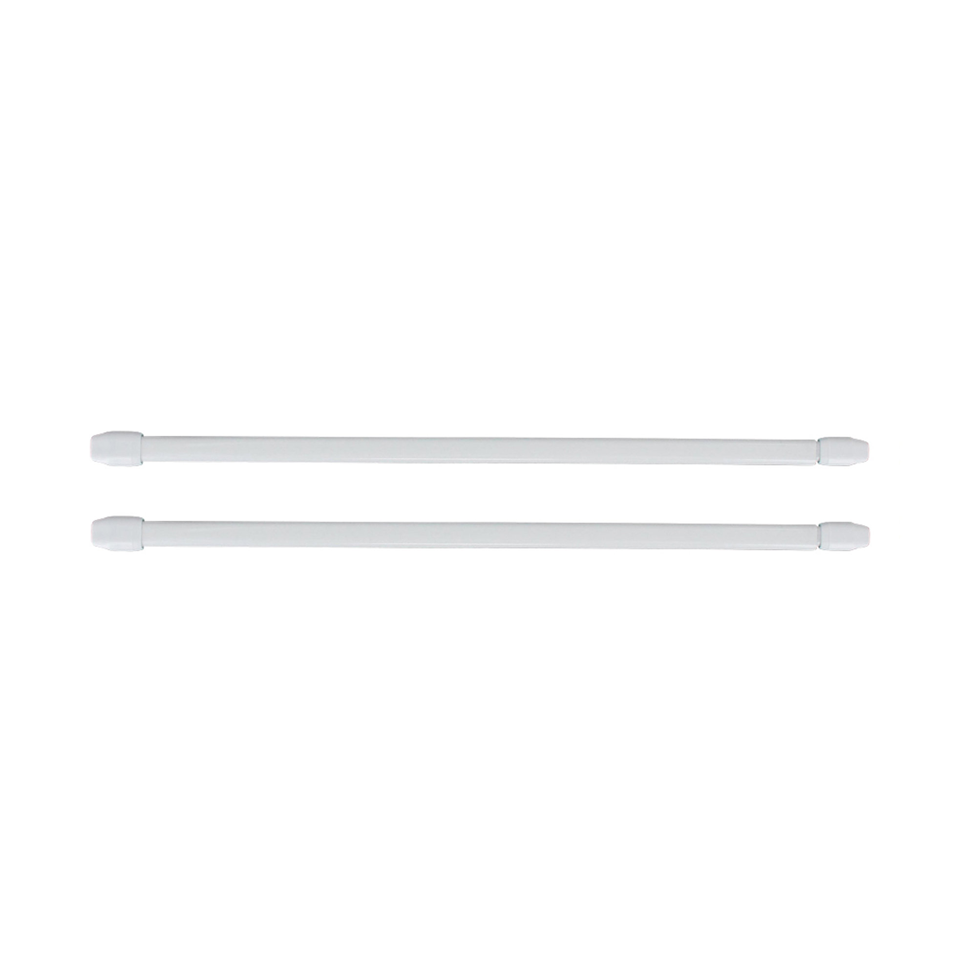 Self Adhesive Hooks Sash Rod Set of 4 - White