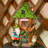 Juliete Resin Pine Cottage and Goblin Garden Statues with Solar Light(10.2 Inch)