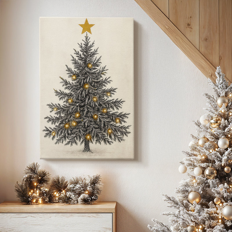 Neige blanche-toile de qualité supérieure sur toile tendue, H 36 po x l 24 po